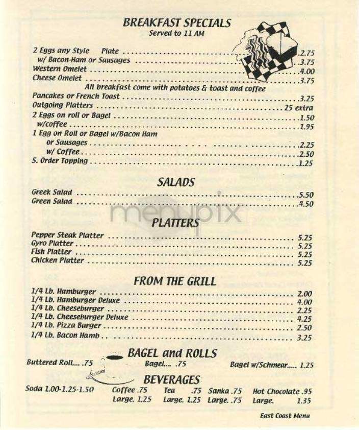 Ray's Pizza - New York, NY menu_pic