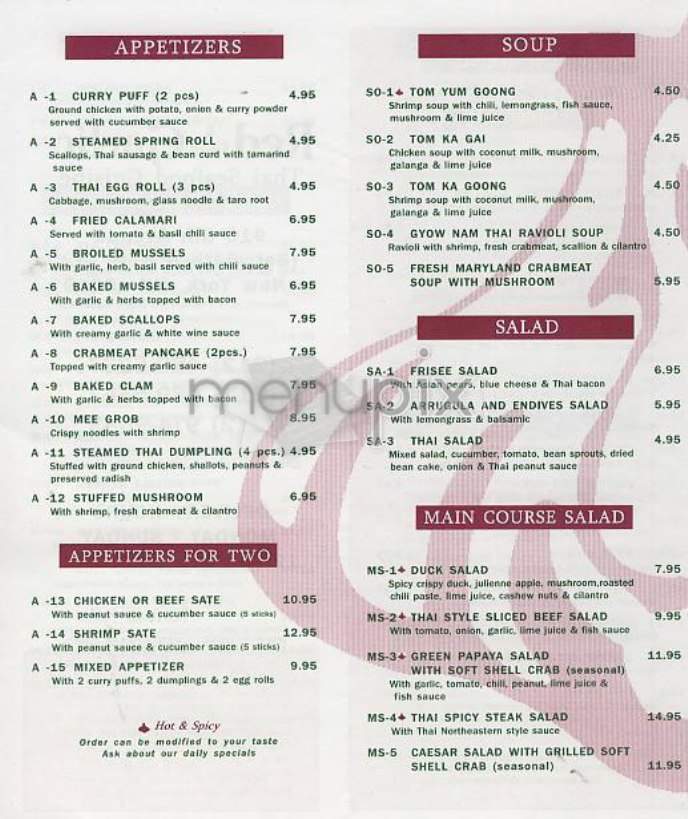 Red Garlic - New York, NY menu_pic