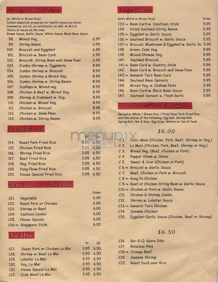 Red House - New York, NY menu_pic