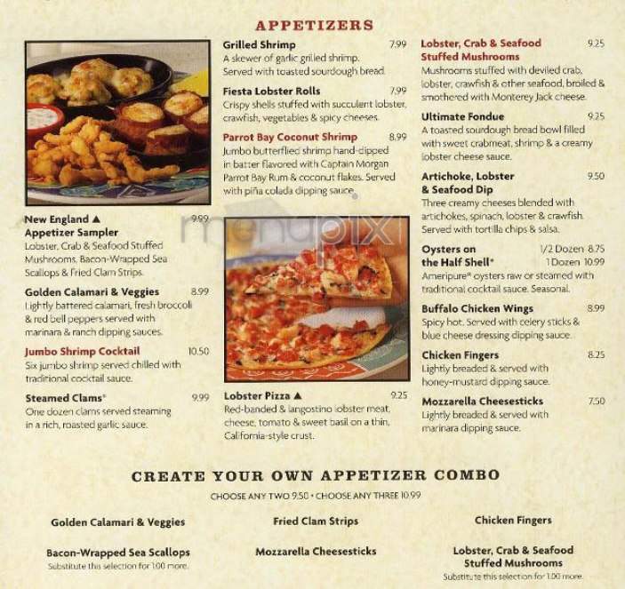 Red Lobster - New York, NY menu_pic