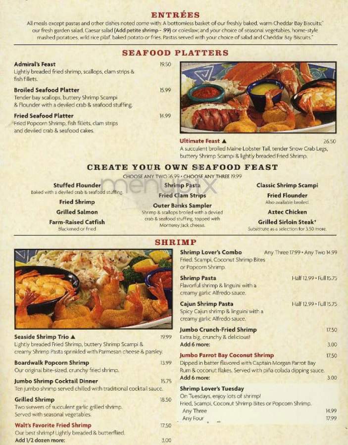 Red Lobster - New York, NY menu_pic