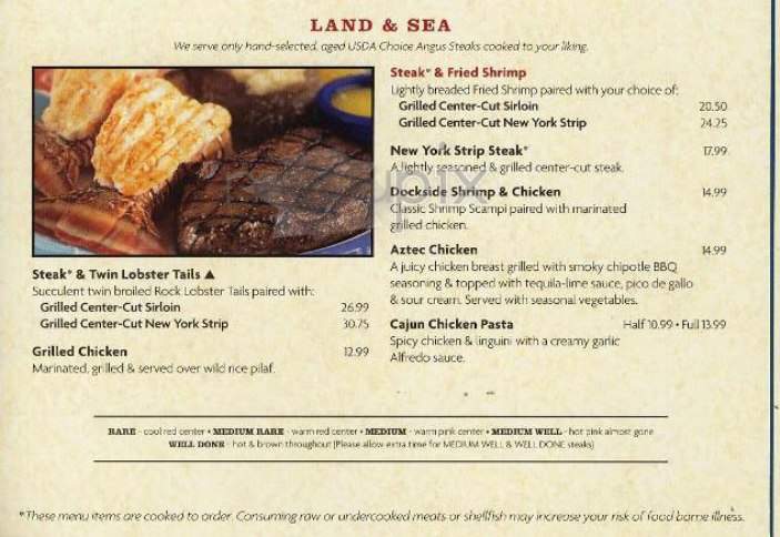 Red Lobster - New York, NY menu_pic