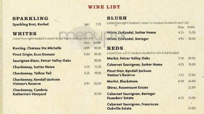 Red Lobster - New York, NY menu_pic