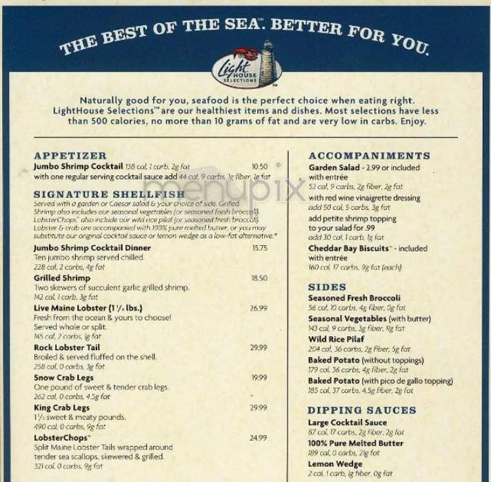 Red Lobster - New York, NY menu_pic