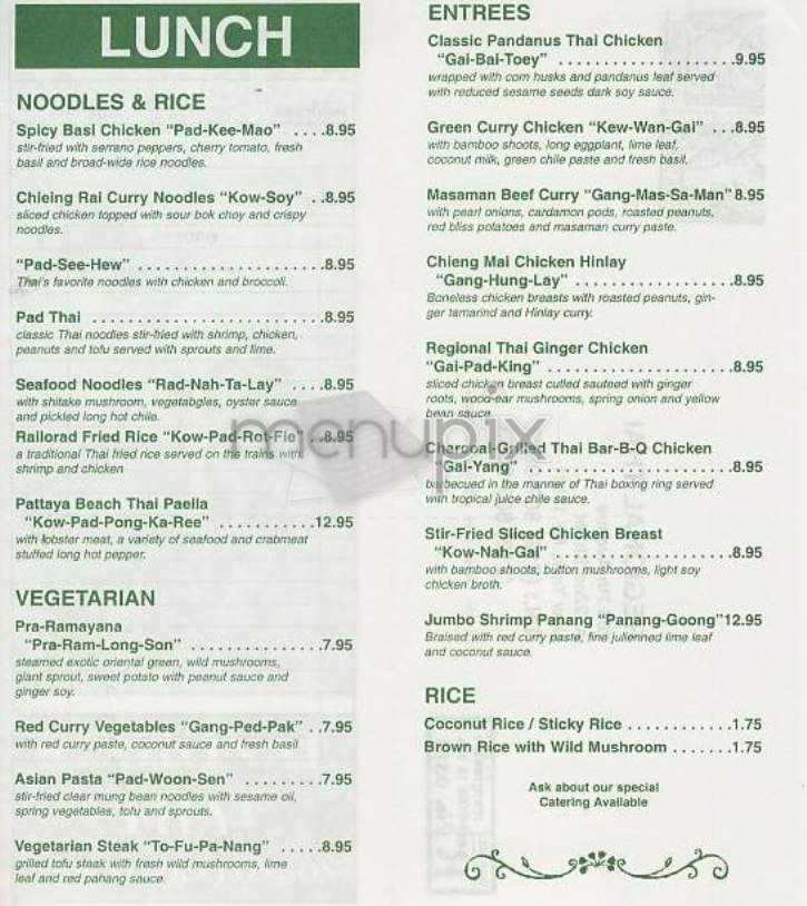 Regional Thai - New York, NY menu_pic