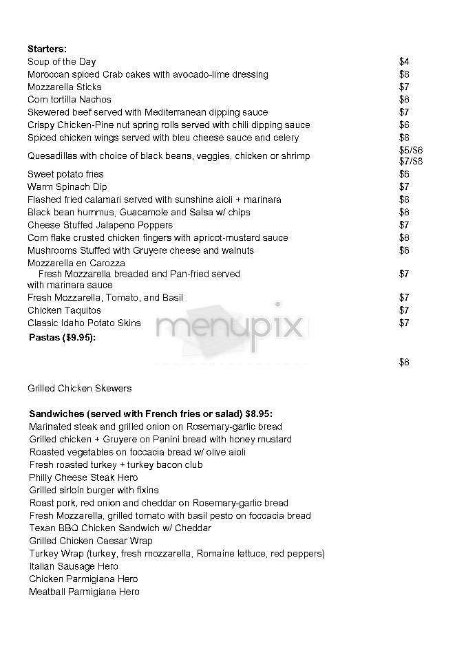 Remedy - New York, NY menu_pic