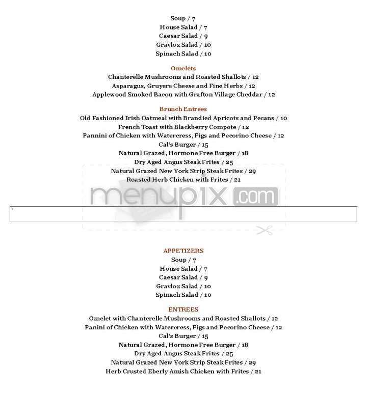 Restaurant 343 - New York, NY menu_pic