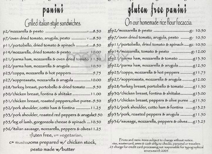 Risotteria - New York, NY menu_pic