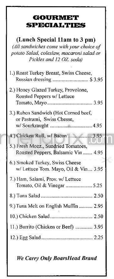 Riverside Deli - Hoboken, NJ menu_pic