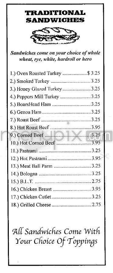 Riverside Deli - Hoboken, NJ menu_pic