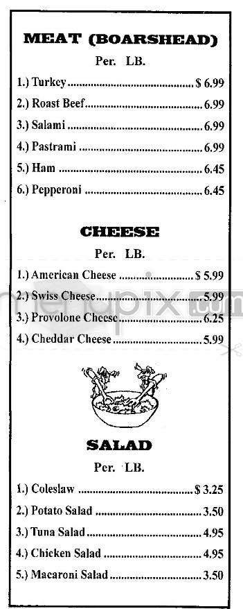 Riverside Deli - Hoboken, NJ menu_pic