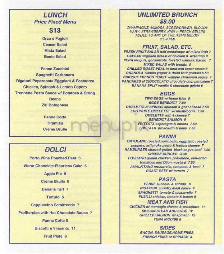 Roberto Passon - New York, NY menu_pic