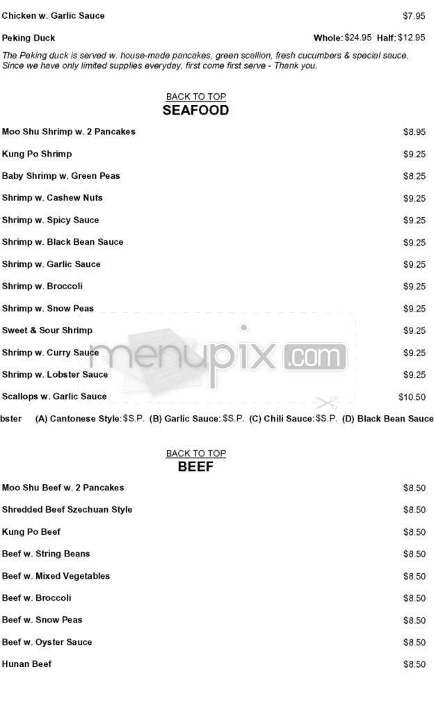 Rock n Roll Noodle House - New York, NY menu_pic
