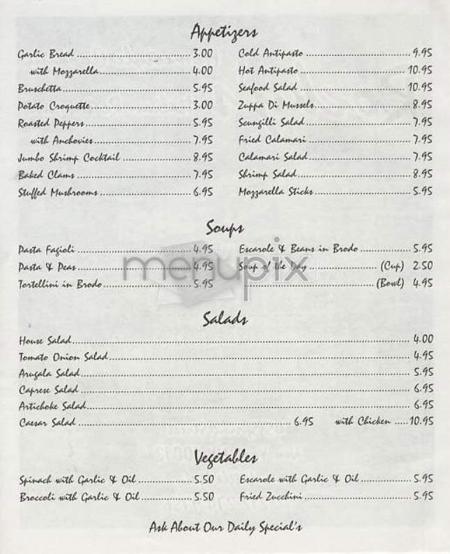 Rocky's - New York, NY menu_pic