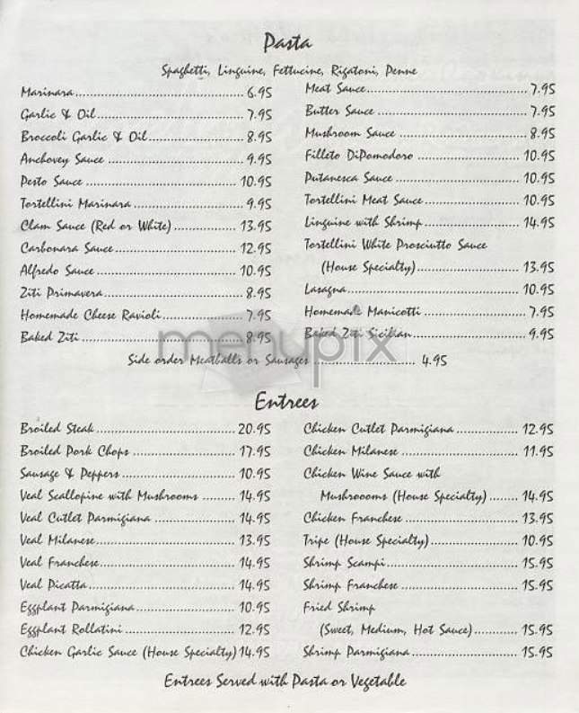 Rocky's - New York, NY menu_pic