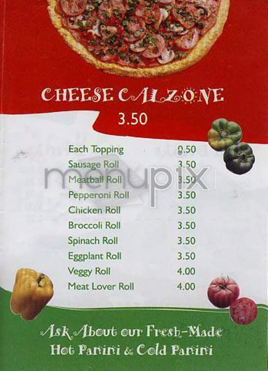 Roma Pizza - New York, NY menu_pic