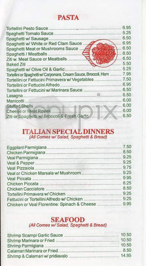 Roma's Pizza - New York, NY menu_pic
