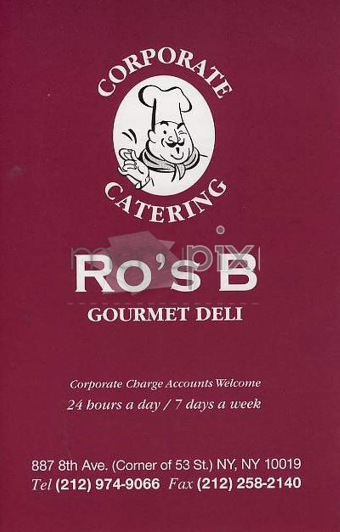 /302702/Ros-B-Gourmet-Deli-New-York-NY - New York, NY