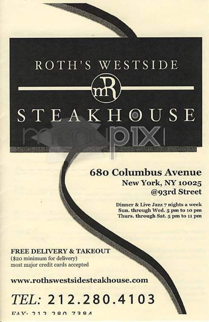 /302712/Roths-Westside-Steakhouse-New-York-NY - New York, NY