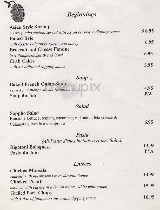 Ruby Fruit Bar & Grill - New York, NY menu_pic