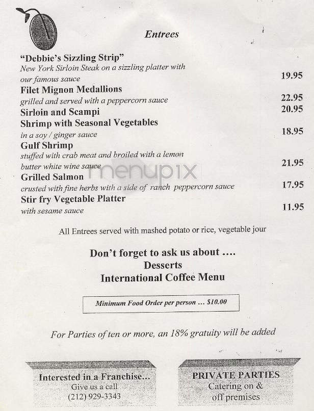 Ruby Fruit Bar & Grill - New York, NY menu_pic