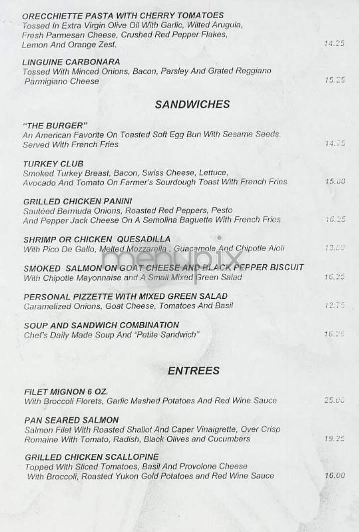 Russo's Steak & Pasta - New York, NY menu_pic