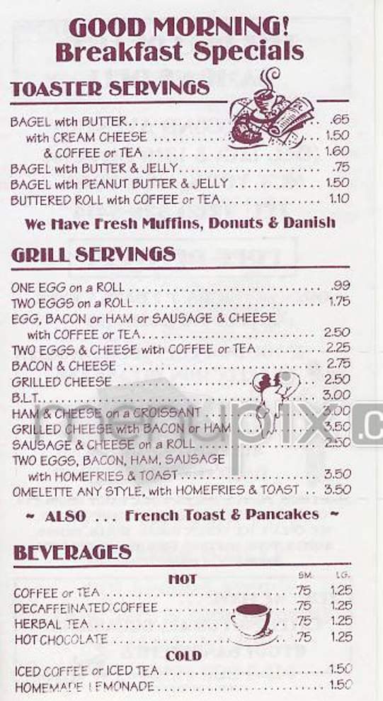 Samba's Deli - New York, NY menu_pic