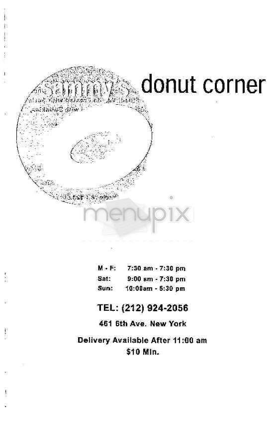 /303987/Sammys-Donut-Corner-New-York-NY - New York, NY