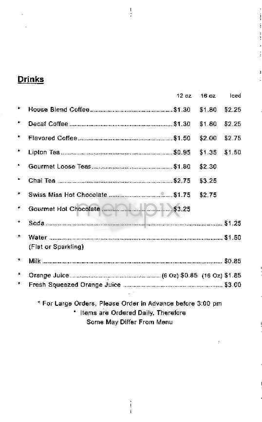 Sammy's Donut Corner - New York, NY menu_pic