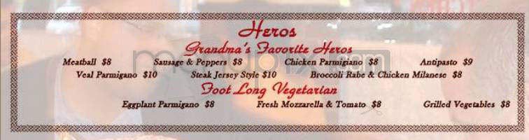 San Luigi's - New York, NY menu_pic