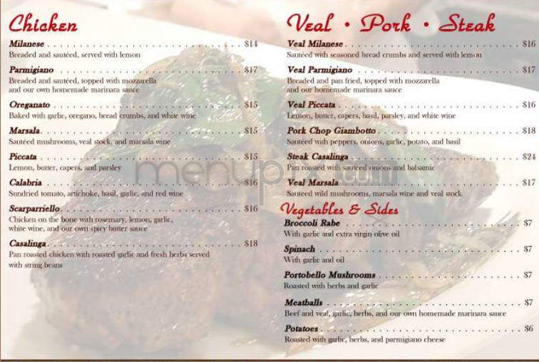 San Luigi's - New York, NY menu_pic