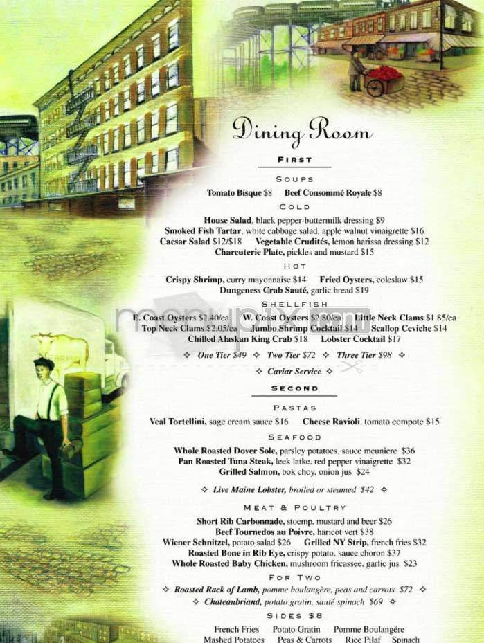 Sascha - New York, NY menu_pic