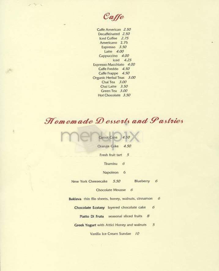 Scala - New York, NY menu_pic