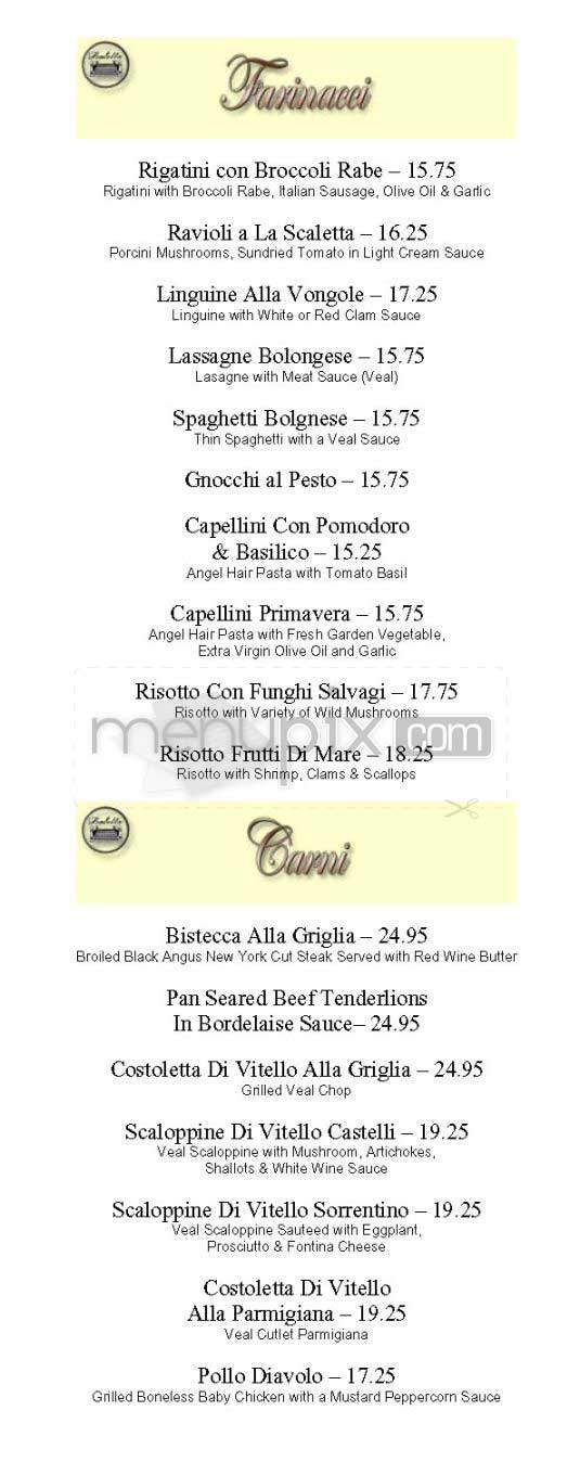 Scalinatella - New York, NY menu_pic