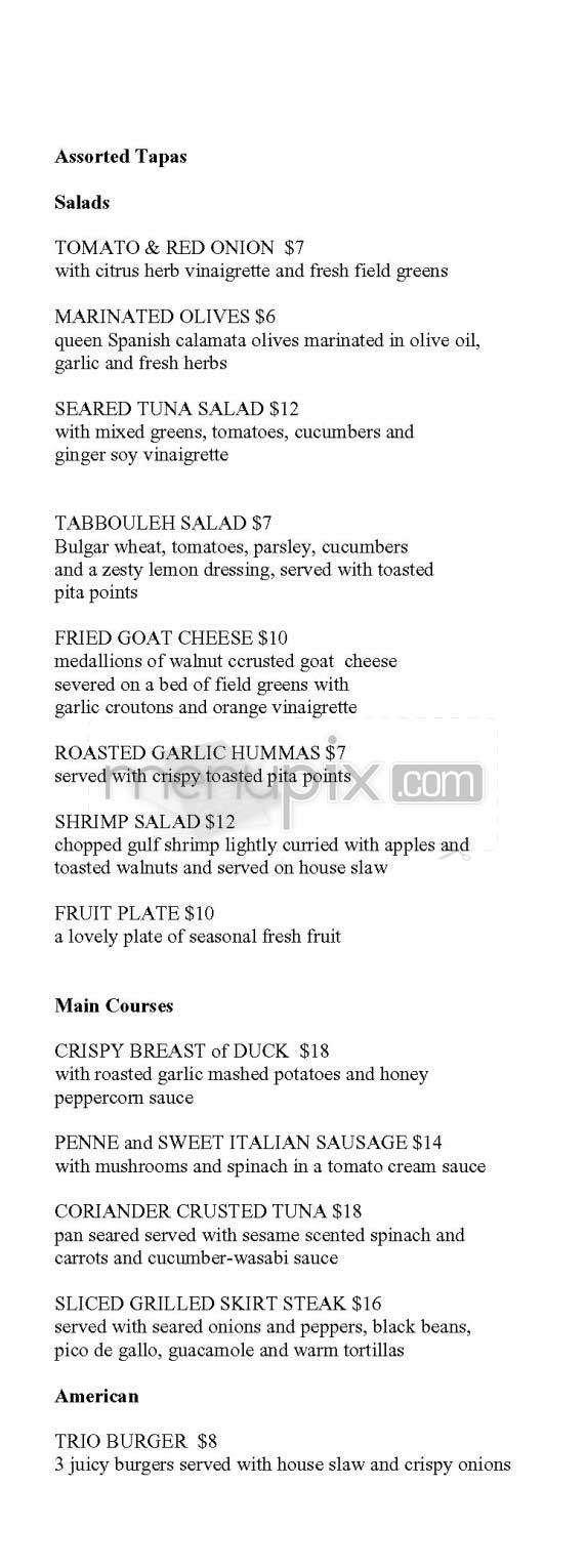Session 73 - New York, NY menu_pic