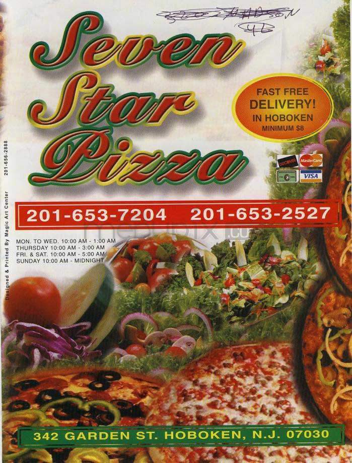 Seven Star Pizza - Hoboken, NJ menu_pic
