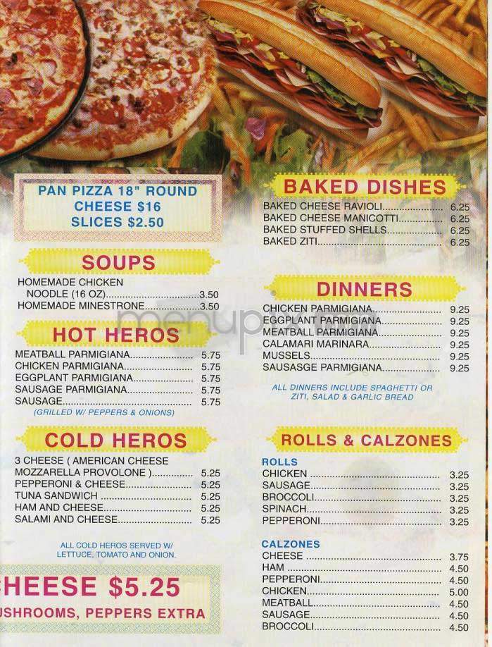 Seven Star Pizza - Hoboken, NJ menu_pic