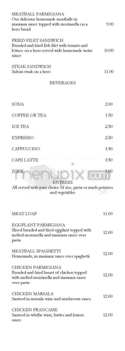 Shutters Cafe - New York, NY menu_pic