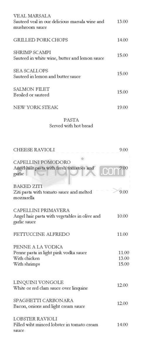 Shutters Cafe - New York, NY menu_pic