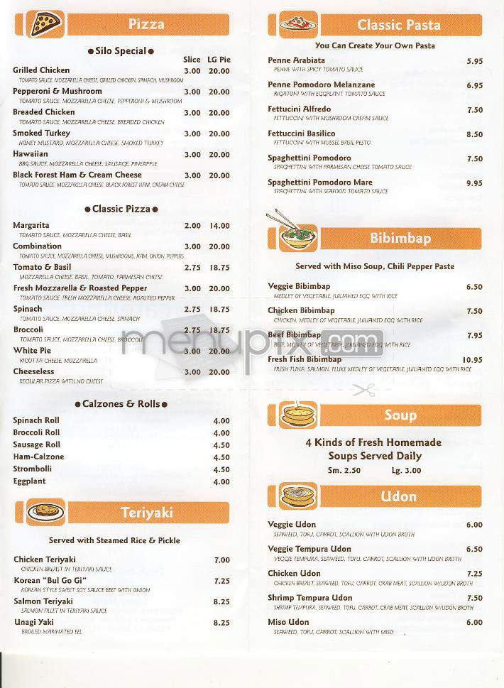 Silo Cafe - New York, NY menu_pic