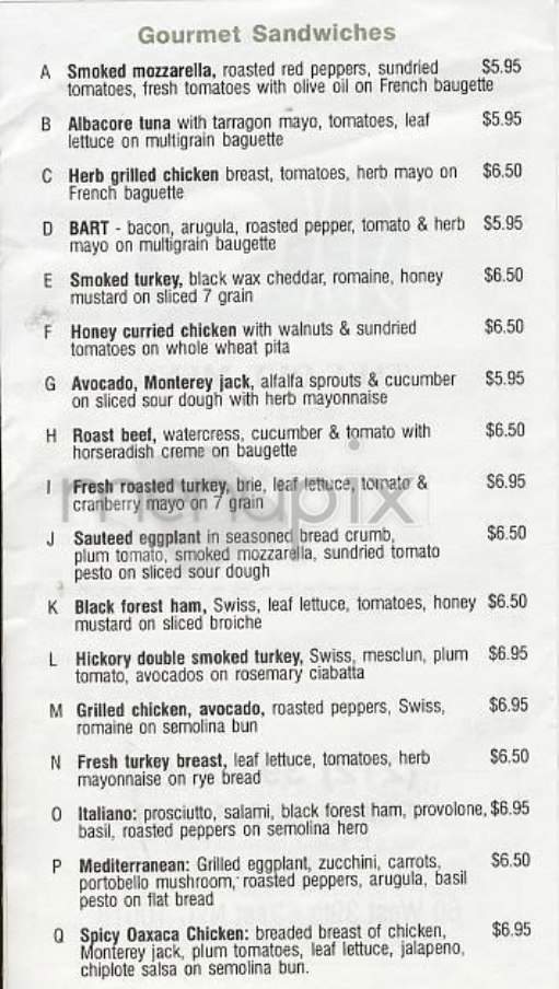Six O - New York, NY menu_pic