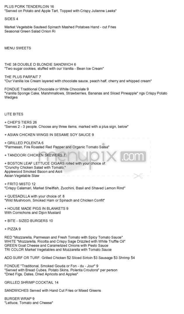 Slate - New York, NY menu_pic
