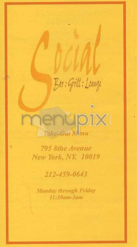 /302894/Social-Bar:Grill:Lounge-New-York-NY - New York, NY