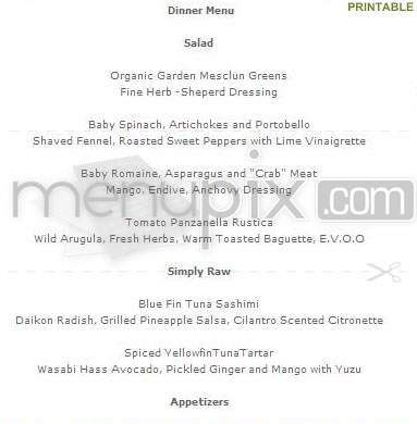 Solo - New York, NY menu_pic