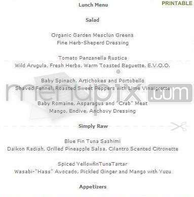 Solo - New York, NY menu_pic