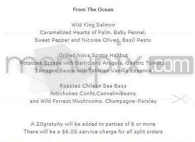 Solo - New York, NY menu_pic