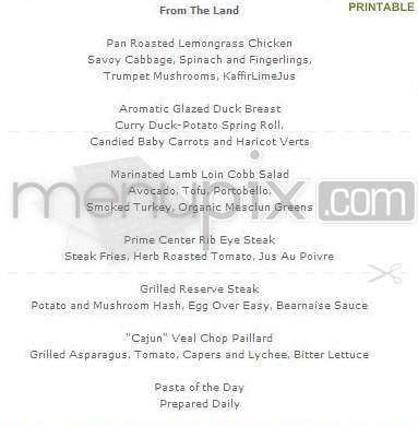 Solo - New York, NY menu_pic