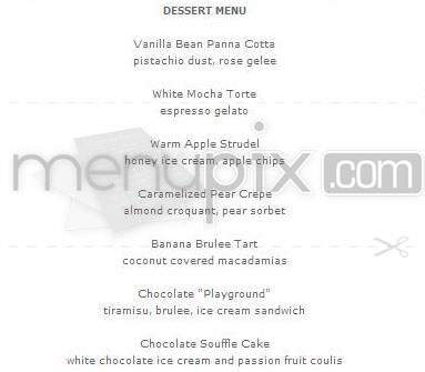 Solo - New York, NY menu_pic