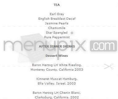 Solo - New York, NY menu_pic