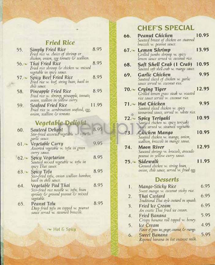 Songkran - New York, NY menu_pic